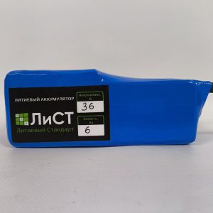 Литиевый аккумулятор (Li-NMC) 36В 6Ач 20А (10S2P)